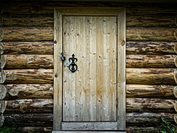 Дерев'яна двері Стокова Картинка