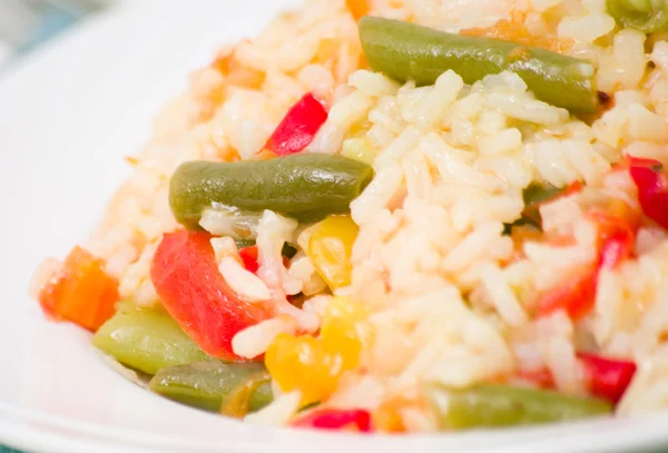 Arroz con verduras — Foto de Stock