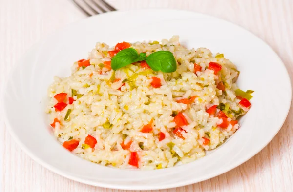 Rice with vegetables — Stock Photo, Image