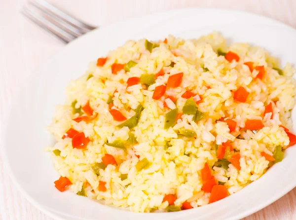 Arroz con verduras — Foto de Stock