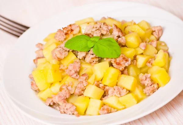 Potato with minced meat — Stock Photo, Image