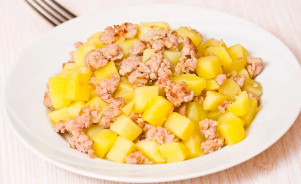 Potato with minced meat — Stock Photo, Image