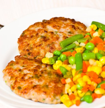 karışık sebzeli Burger