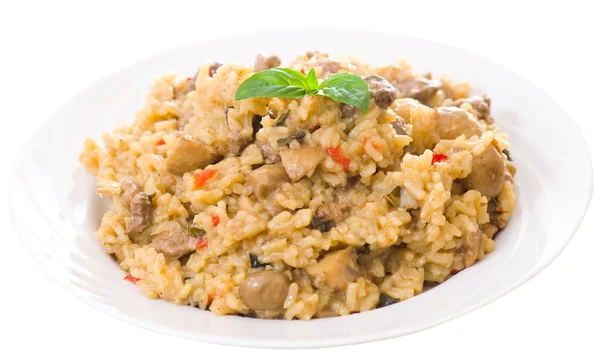 Risotto with mushrooms — Stock Photo, Image