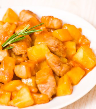 etli patates ve fasulye