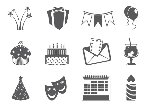 Holiday icons — Stock Vector