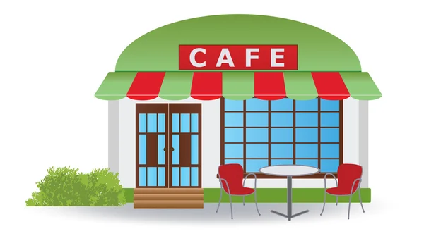 Cafe house — Stock Vector