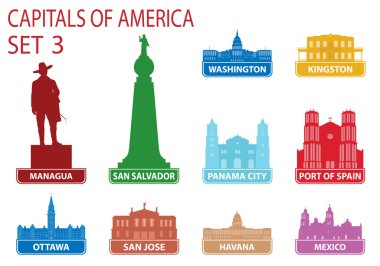 Capitals of America clipart