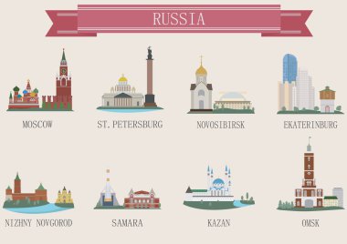 şehrin sembolü. Rusya
