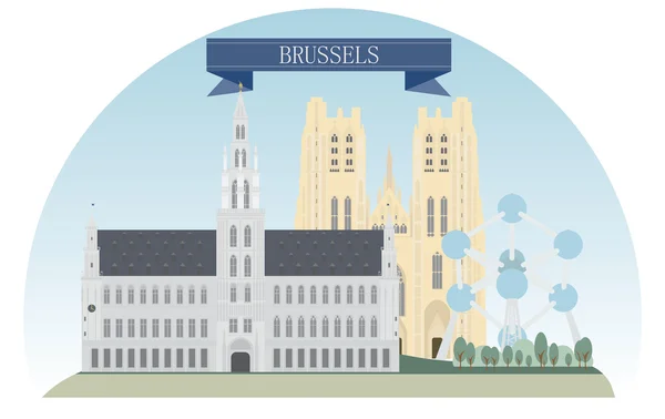 Brussel — Stockvector