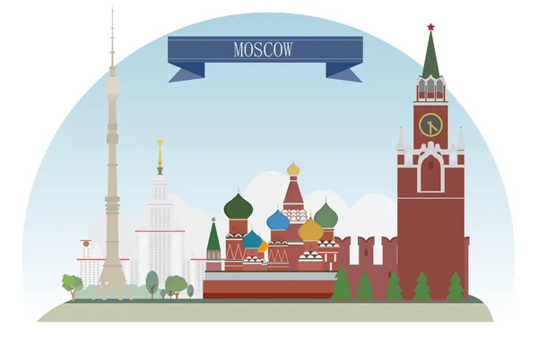 Moscou — Image vectorielle