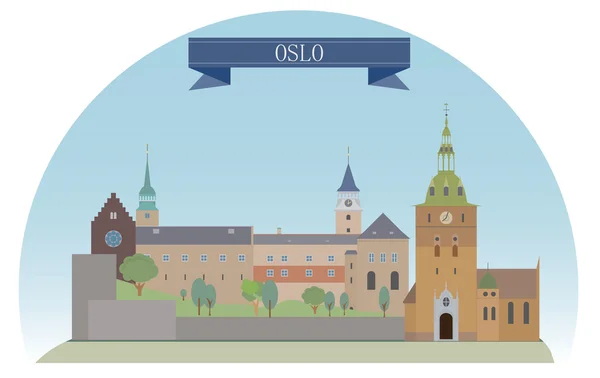 Oslo — Stock Vector