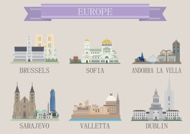 symbool van de stad. Europa