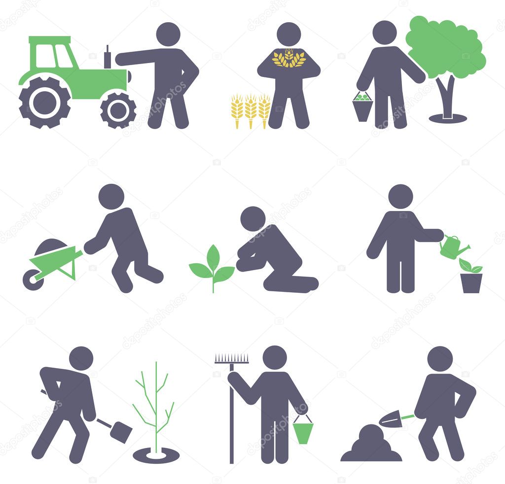 Agriculture. Set icons Stock Vector Image by ©Romul2009 30544391