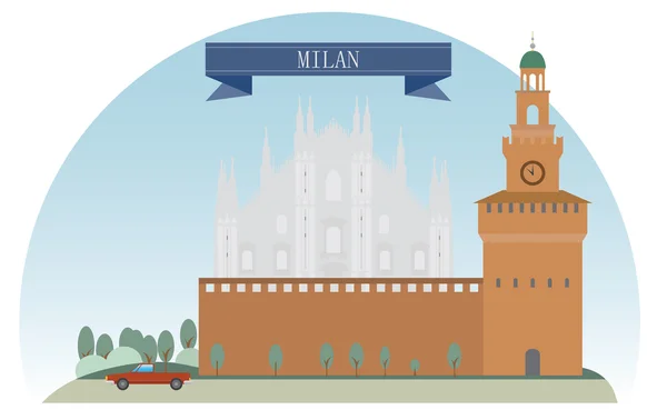 Мілан — стоковий вектор