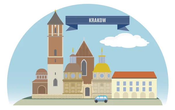 Kraków — Wektor stockowy