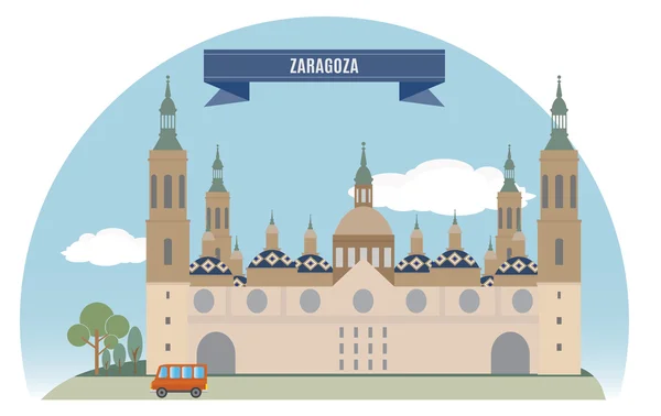 Zaragoza — Archivo Imágenes Vectoriales