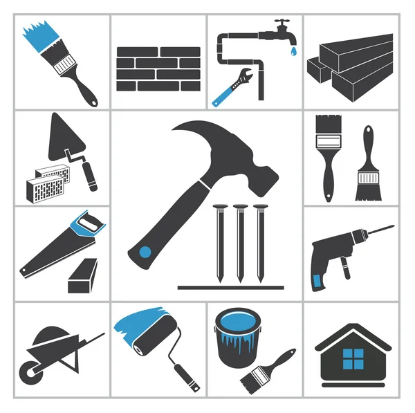 Tools icons — Stock Vector