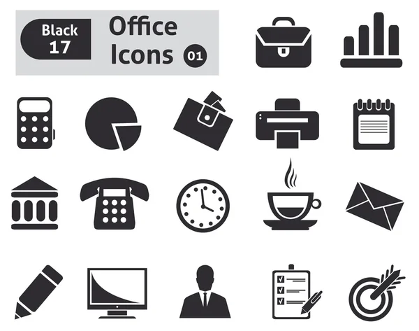 Office icons — Stock Vector