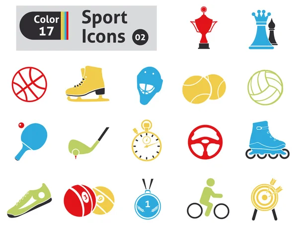 Sport pictogrammen — Stockvector