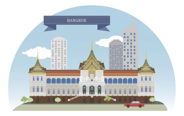 Bangkok, Tailandia — Vector de stock