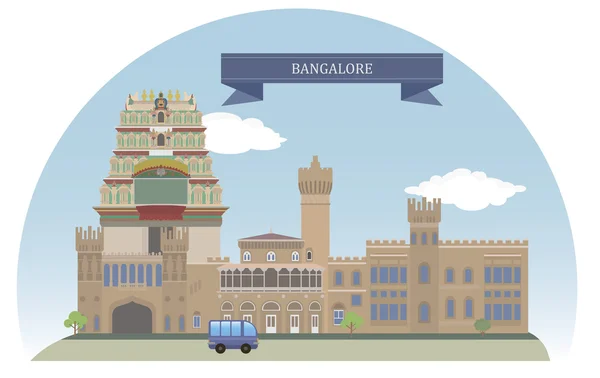 Bangalore, India — Vector de stock