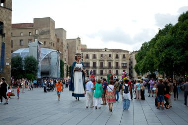 Giants Parade in Barcelona La Mercè Festival 2013