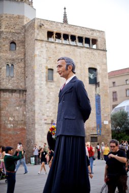 Giants Parade in Barcelona La Mercè Festival 2013