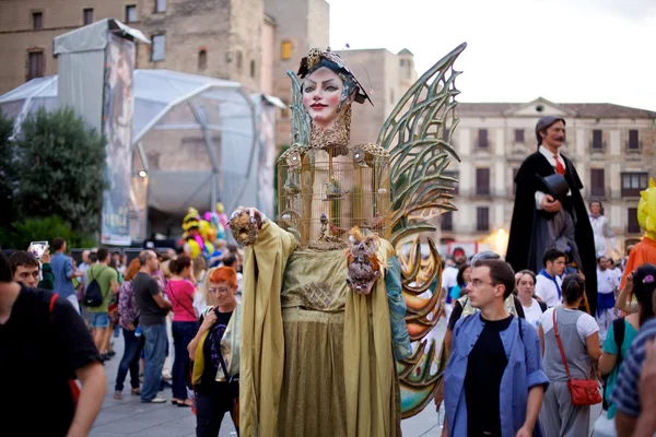 Desfile de los Gigantes en Barcelona La Mercjalá Festival 2013 —  Fotos de Stock