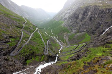 troller Norveç mt içinde yol
