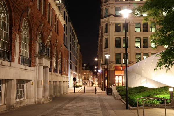 Éjszakai Street, London, Egyesült Királyság — Stock Fotó