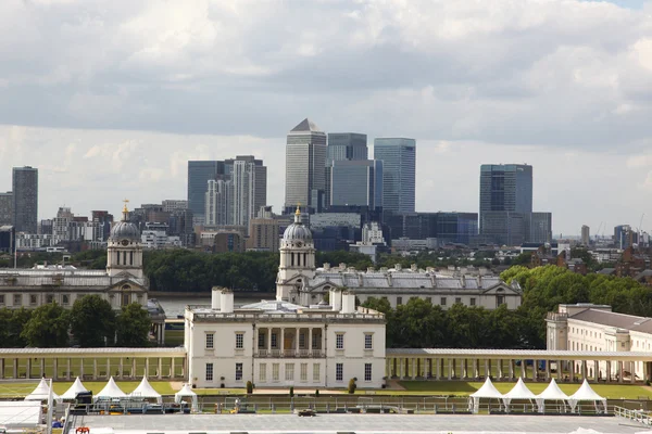 City of London, England from Greenwich Observatory, UK — Stock Photo, Image