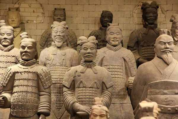 Les célèbres guerriers de terre cuite de Xian, Chine — Photo