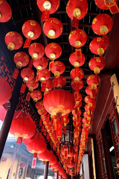 Chinesische rote Laternen — Stockfoto