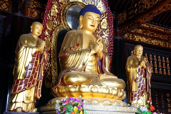 Те, що Buddah в диких гусей Pagoda, КНР, Сіань — стокове фото