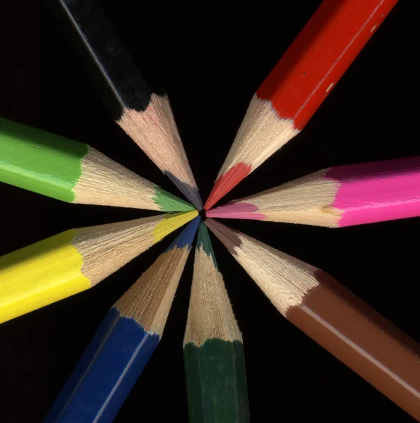 Mix of color pen — Stock Photo, Image