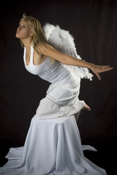 Blonde lovely angel — Stock Photo, Image