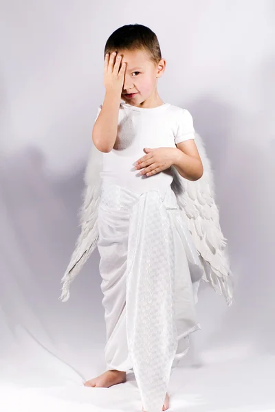 Little boy angel — Stock Photo, Image