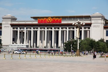 Pekin - 11 Haziran: Ulusal Müzesi Çin Tiananmen Meydanı