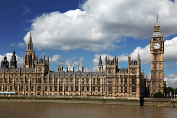 Big Ben e la Camera del Parlamento, Londra, Regno Unito — Foto Stock