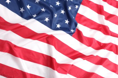 çırparak dalga ile ABD bayrağı