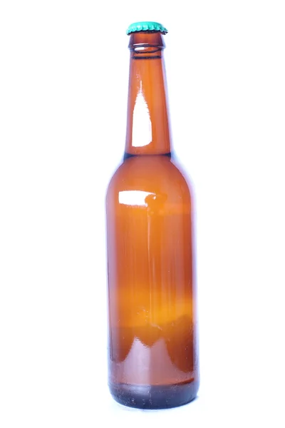 Bottle of beer on white background — Stock Photo, Image