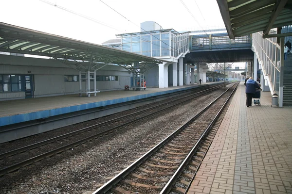 Järnvägsstation — Stockfoto