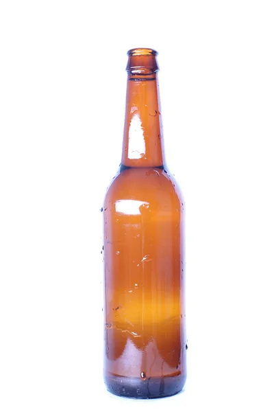 Bottle of beer on white background — Stock Photo, Image