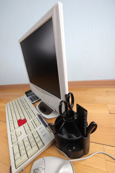 Office work place with computer — Stock Photo, Image