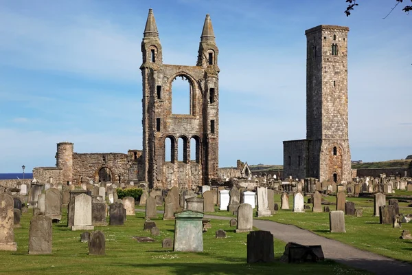 St Andrews cathedral grounds, Scotland, UK — Stock Photo, Image