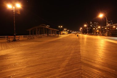 Klasik ny, brighton Beach'te akşam