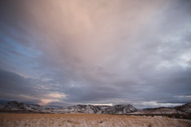çayır otları ve bridger dağlar, park ilçe, montana, ABD