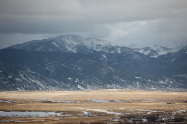 çayır otları ve bridger dağlar, park ilçe, montana, ABD