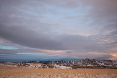 çayır otları ve bridger dağlar, park ilçe, montana, ABD